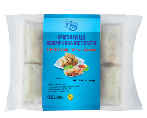 Spring Roll-Shrimp Crab Rice Paper TRAY 20pcs (500g)