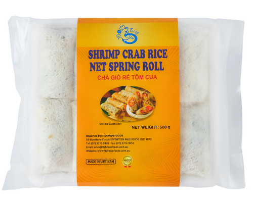 Spring Roll-Shrimp Crab Rice Net TRAY 20pcs (500g)