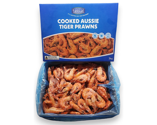 Prawn Whole-Cooked Tiger 16/20 (3kg)